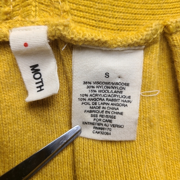 Moth Cardigan Sweater Size S - Picture 14 of 14